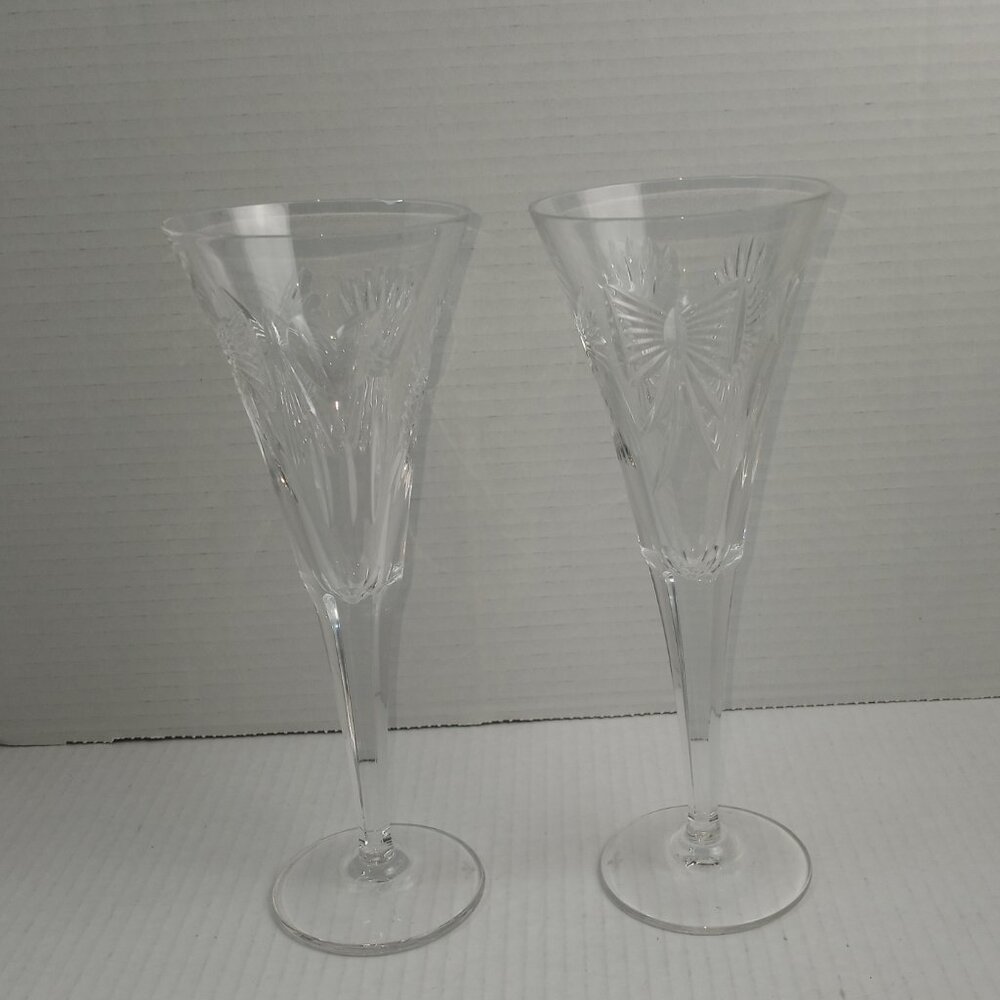 Waterford Crystal Miller 5 Toast Champagne Flutes